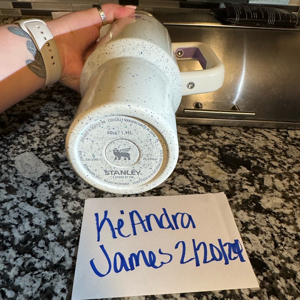 Stanley cream speckle